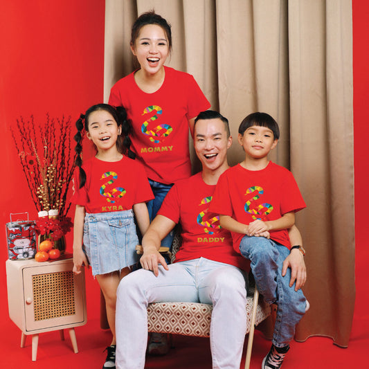 Teezbee.com - CNY Apparel | Auspicious Colorful Snake Print