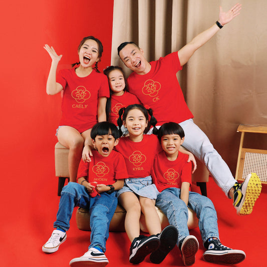 Teezbee.com - Chinese New Year of the Fire Horse 2026 | Lucky Clover HUAT Embroidery