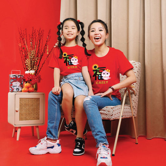 Teezbee.com - CNY Apparel | FÚ Pink Snake Print