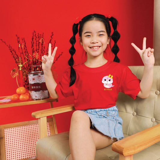 Teezbee.com - CNY Apparel | Lucky Pink Snake Pocket Print