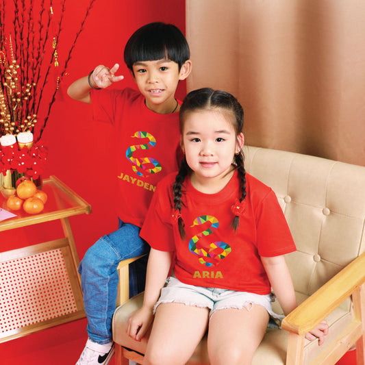 Teezbee.com - CNY Apparel | Auspicious Colorful Snake Print