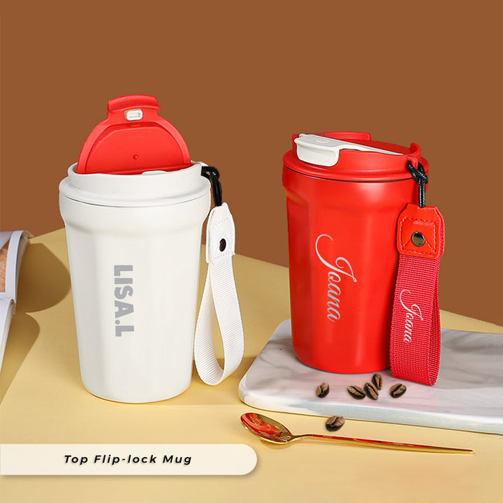 Teezbee.com - Mellow Coffee Mug (top flip-lock mug)