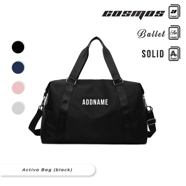 Teezbee.com - ACTIVA Duffle Bag (Black)