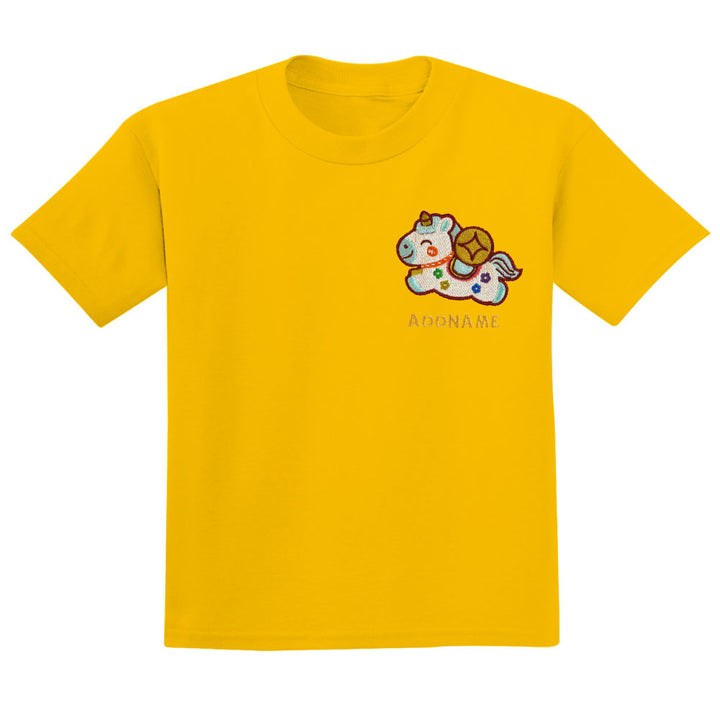 Teezbee.com - Chinese New Year of the Fire Horse 2026 | Lucky Blue Pony Pocket Embroidery