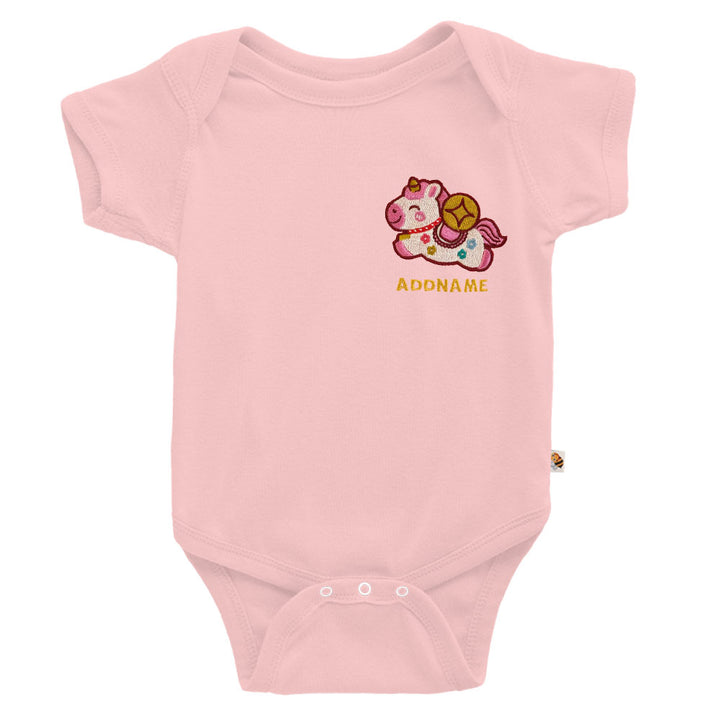 Teezbee.com - Chinese New Year of the Fire Horse 2026 | Lucky Pink Pony Pocket Embroidery