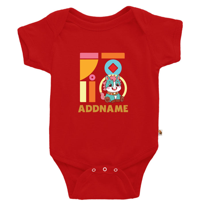 Teezbee.com - Chinese New Year of the Fire Horse 2026 | FÚ Blue Horse Print