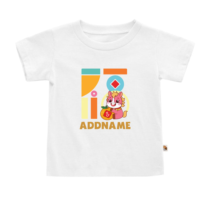 Teezbee.com - Chinese New Year of the Fire Horse 2026 | FÚ Pink Horse Print