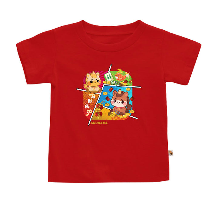 Teezbee.com - Chinese New Year of the Fire Horse 2026 | Hoof-Full of Luck Print