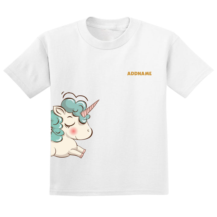 Teezbee.com - Chinese New Year of the Fire Horse 2026 | Joyful FÚ Blue Unicorn Print