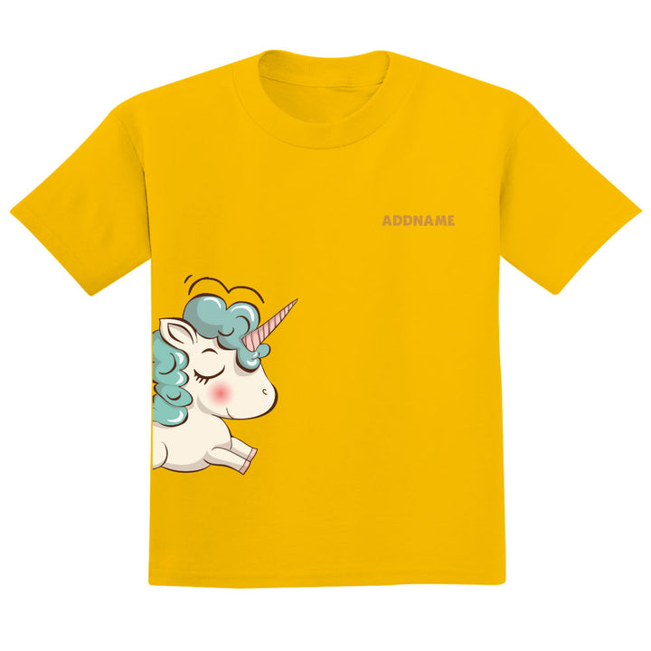 Teezbee.com - Chinese New Year of the Fire Horse 2026 | Joyful FÚ Blue Unicorn Print