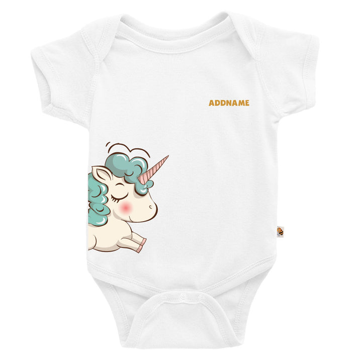 Teezbee.com - Chinese New Year of the Fire Horse 2026 | Joyful FÚ Blue Unicorn Print