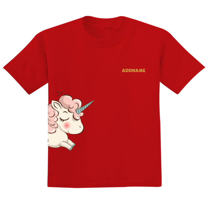 Teezbee.com - Chinese New Year of the Fire Horse 2026 | Joyful FÚ Pink Unicorn Print