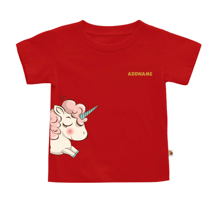 Teezbee.com - Chinese New Year of the Fire Horse 2026 | Joyful FÚ Pink Unicorn Print