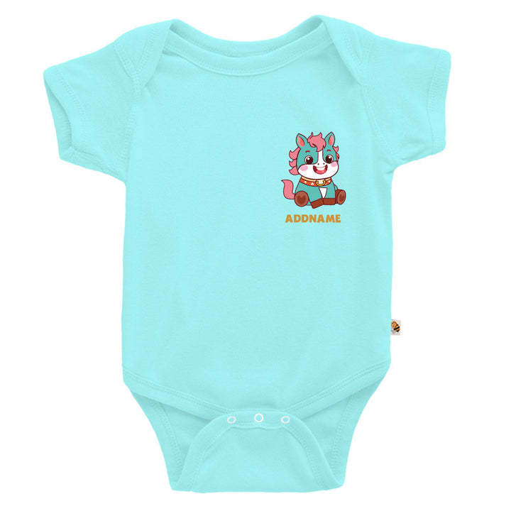 Teezbee.com - Chinese New Year of the Fire Horse 2026 | Lucky Blue Horse Pocket Print