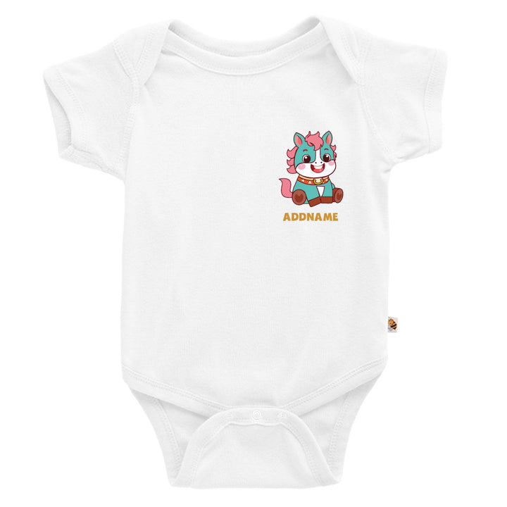 Teezbee.com - Chinese New Year of the Fire Horse 2026 | Lucky Blue Horse Pocket Print