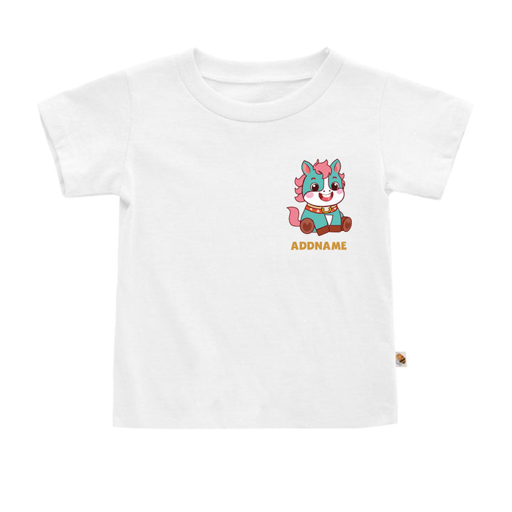 Teezbee.com - Chinese New Year of the Fire Horse 2026 | Lucky Blue Horse Pocket Print