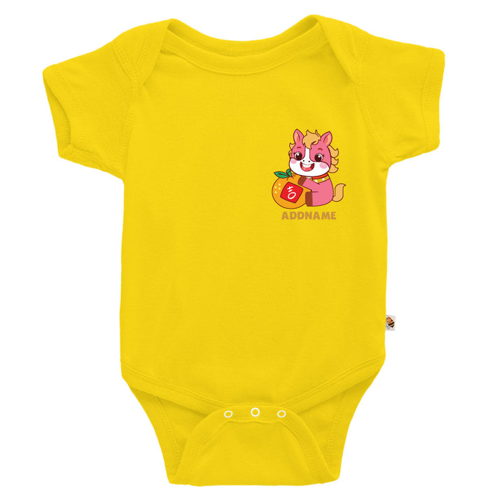 Teezbee.com - Chinese New Year of the Fire Horse 2026 | Lucky Pink Horse Pocket Print