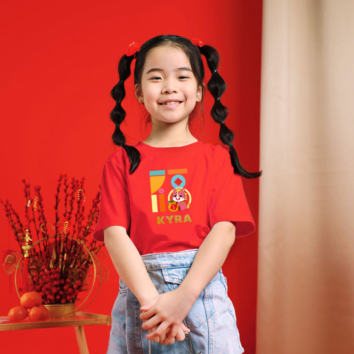 Teezbee.com - Chinese New Year of the Fire Horse 2026 | FÚ Pink Horse Print