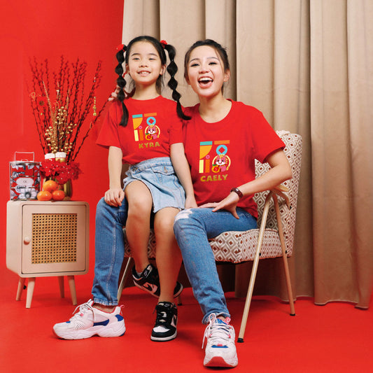 Teezbee.com - Chinese New Year of the Fire Horse 2026 | FÚ Pink Horse Print