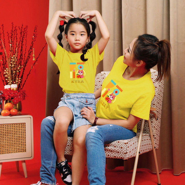 Teezbee.com - Chinese New Year of the Fire Horse 2026 | FÚ Pink Horse Print