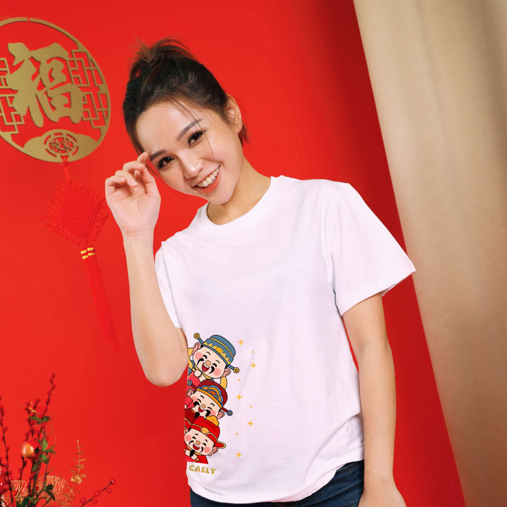 Teezbee.com - Chinese New Year of the Fire Horse 2026 | Prosperity Huat Caishen Print