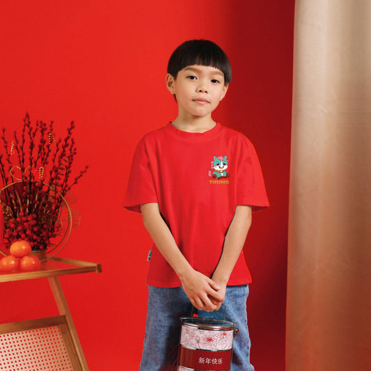 Teezbee.com - Chinese New Year of the Fire Horse 2026 | Lucky Blue Horse Pocket Print