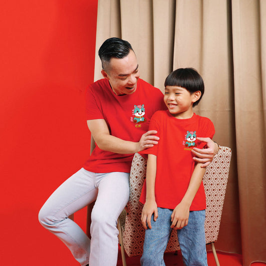 Teezbee.com - Chinese New Year of the Fire Horse 2026 | Lucky Blue Horse Pocket Print