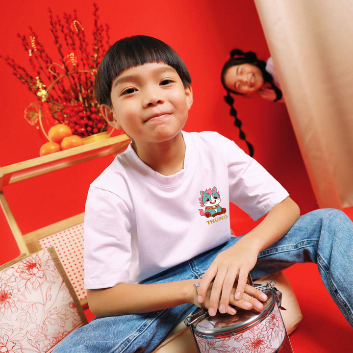 Teezbee.com - Chinese New Year of the Fire Horse 2026 | Lucky Blue Horse Pocket Print