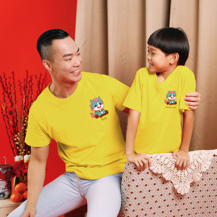 Teezbee.com - Chinese New Year of the Fire Horse 2026 | Lucky Blue Horse Pocket Print