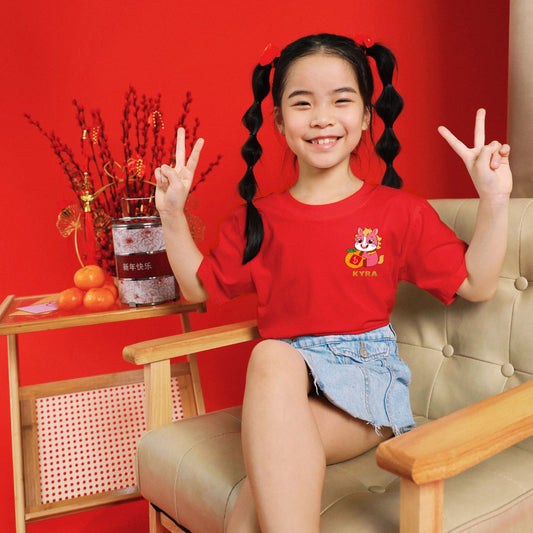 Teezbee.com - Chinese New Year of the Fire Horse 2026 | Lucky Pink Horse Pocket Print