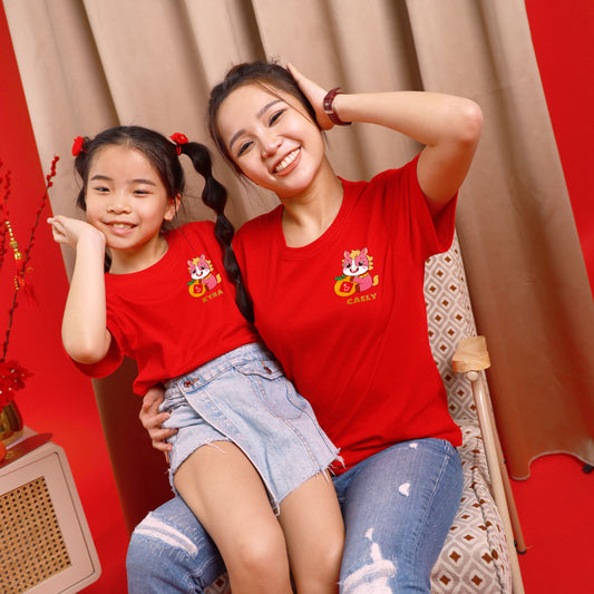 Teezbee.com - Chinese New Year of the Fire Horse 2026 | Lucky Pink Horse Pocket Print