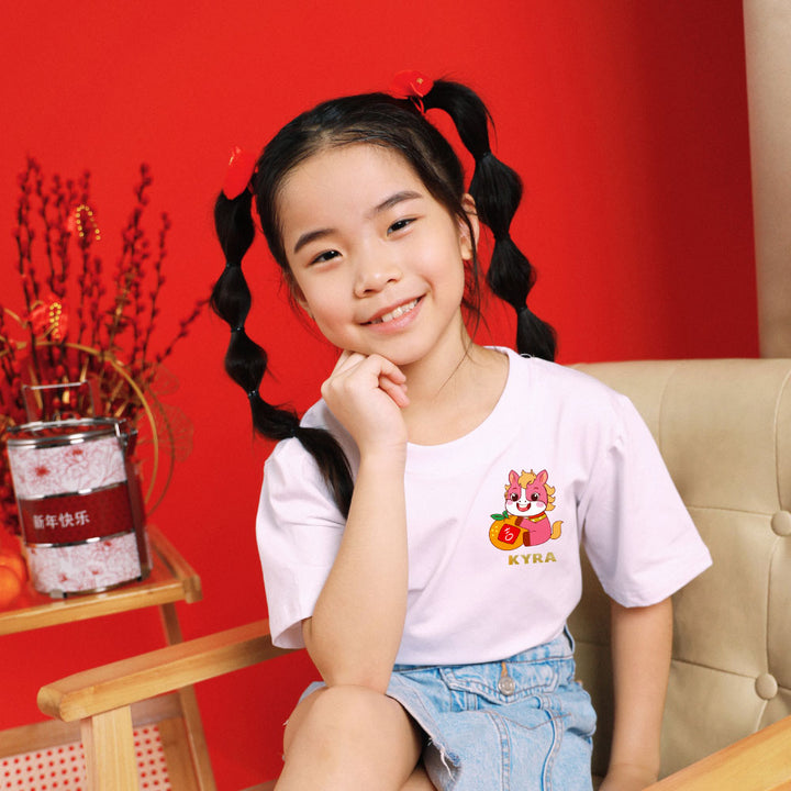 Teezbee.com - Chinese New Year of the Fire Horse 2026 | Lucky Pink Horse Pocket Print