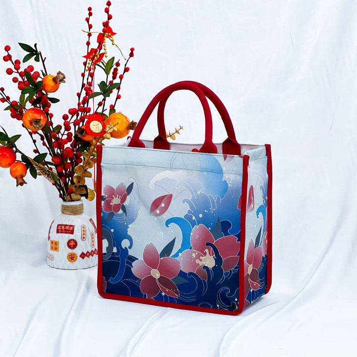 Teezbee.com - Premium CNY Tote Bag (Blossom Wave)