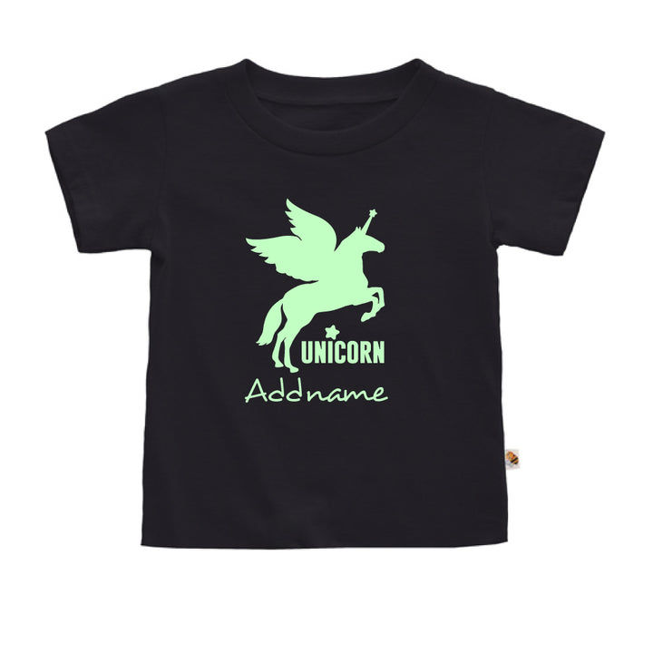 Teezbee.com - Im A Unicorn Glow in the Dark - Kids-T (Black)