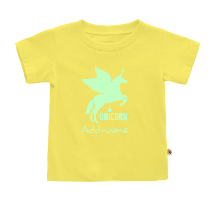 Teezbee.com - Im A Unicorn Glow in the Dark - Kids-T (Light Yellow)