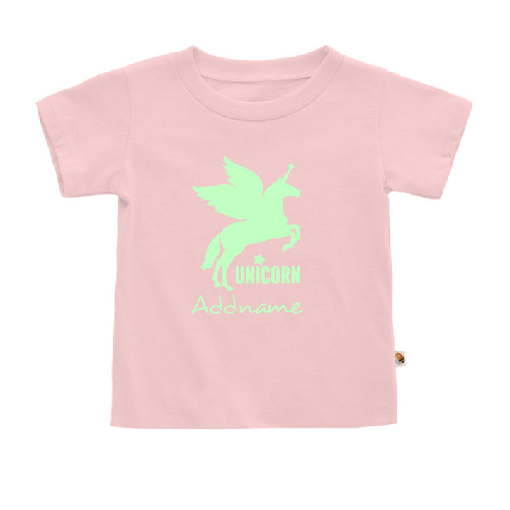 Teezbee.com - Im A Unicorn Glow in the Dark - Kids-T (Pink)