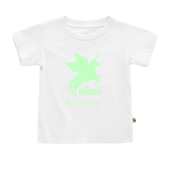 Teezbee.com - Im A Unicorn Glow in the Dark - Kids-T (White)