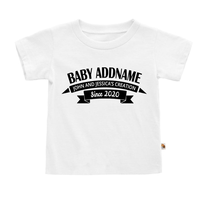 Teezbee.com - Name With Creation - Kids-T (White)