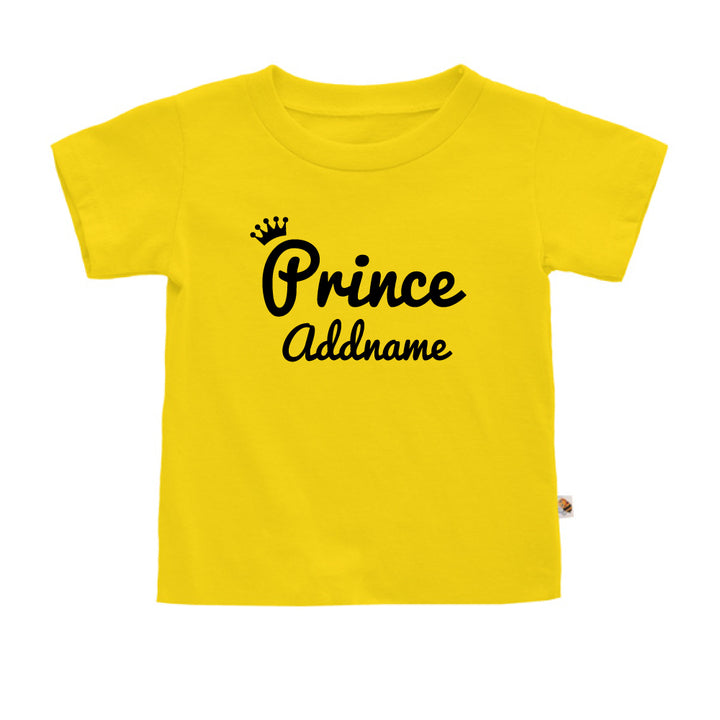Teezbee.com - Prince Name - Kids-T (Yellow)