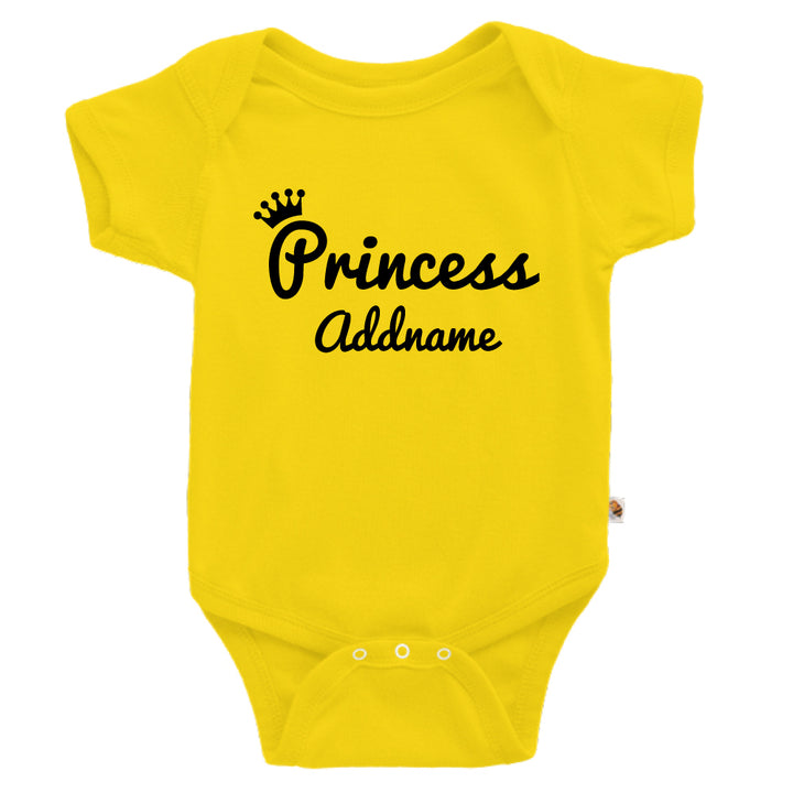 Teezbee.com - Princess Name - Romper (Yellow)