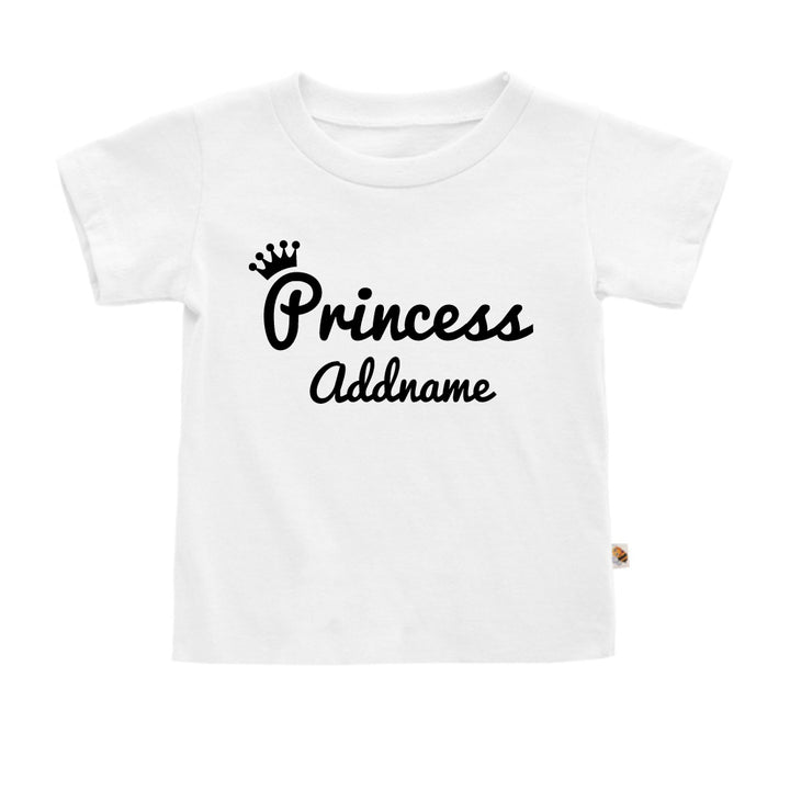 Teezbee.com - Princess Name - Kids-T (White)
