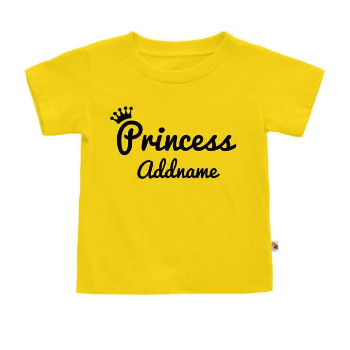 Teezbee.com - Princess Name - Kids-T (Yellow)