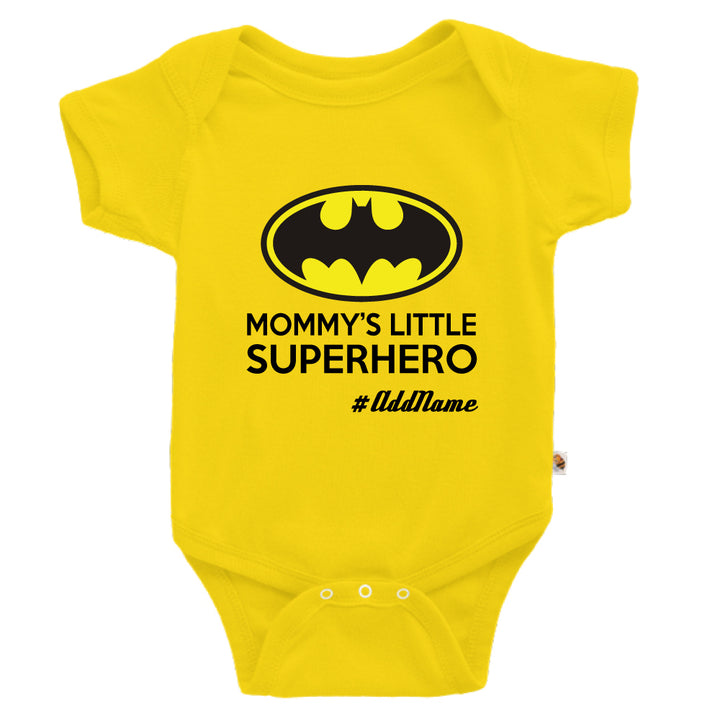 Teezbee.com - Mommy Little Superhero - Romper (Yellow)