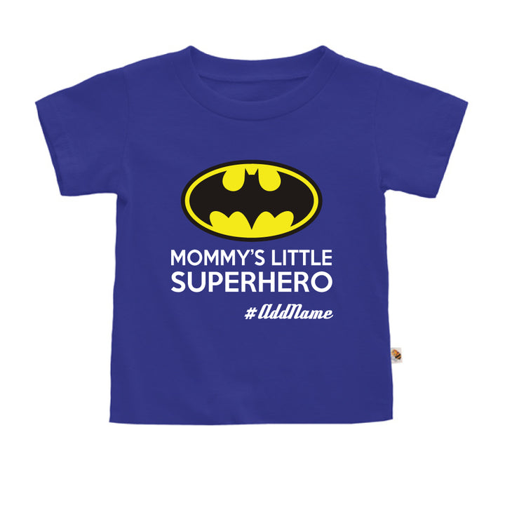 Teezbee.com - Mommy Little Superhero - Kids-T (Blue)