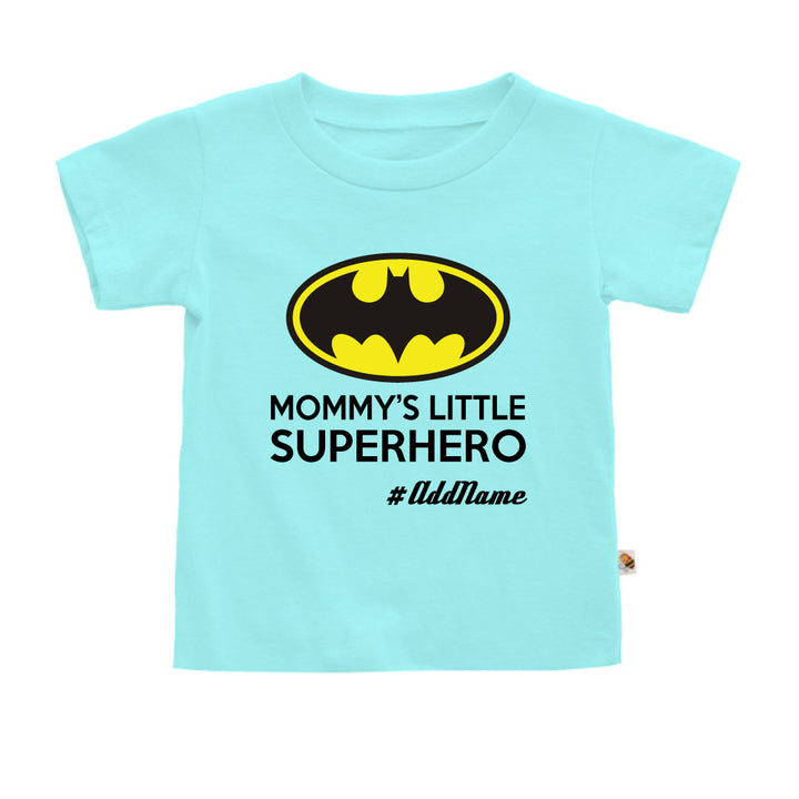 Teezbee.com - Mommy Little Superhero - Kids-T (Light Blue)