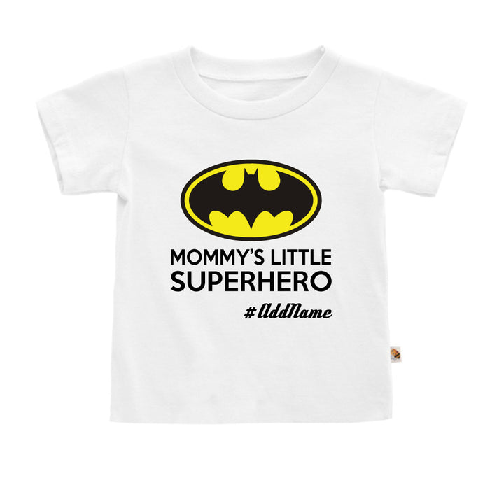 Teezbee.com - Mommy Little Superhero - Kids-T (White)