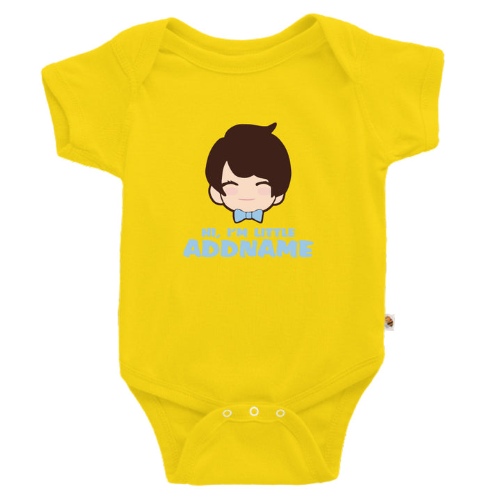 Teezbee.com - Little Cute Boy  - Romper (Yellow)