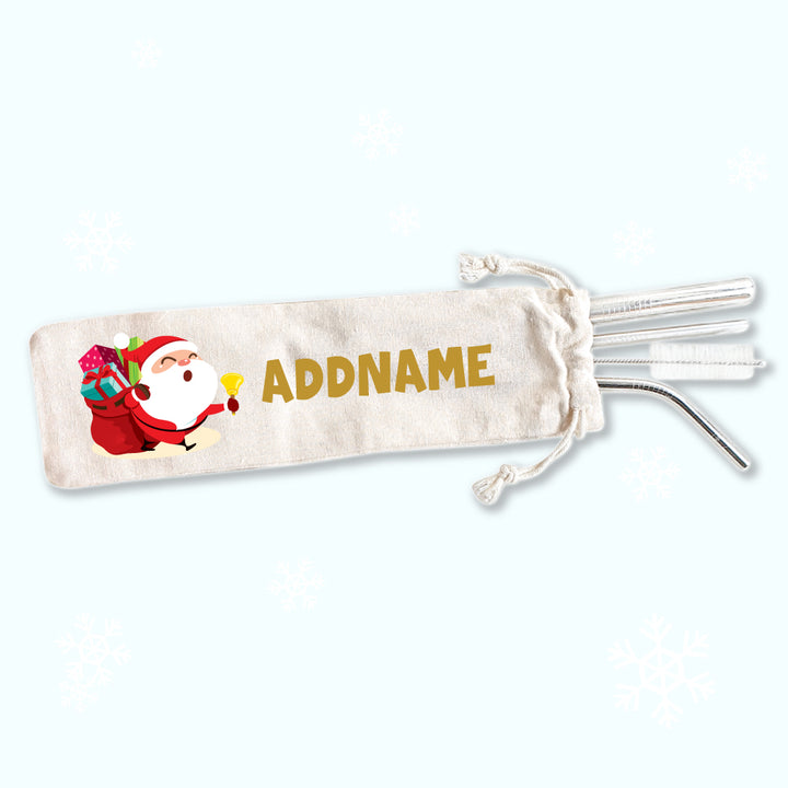 Teezbee.com - Christmas Gifts Straw Set [FREE Custom Add Name]