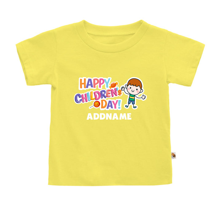 Teezbee.com - Happy Boy - Kids-T (Light Yellow)