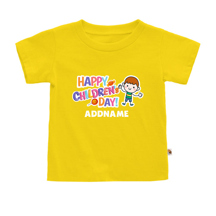 Teezbee.com - Happy Boy - Kids-T (Yellow)